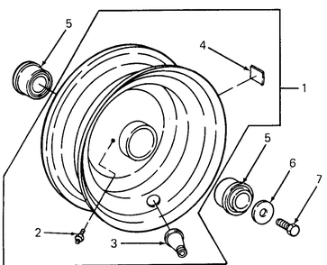 Front Wheel Diagram and Parts List for 1872 2072-756300-799999-147730100-148720100-148730100-149720100-149730100 Cub Cadet Lawn Tractor